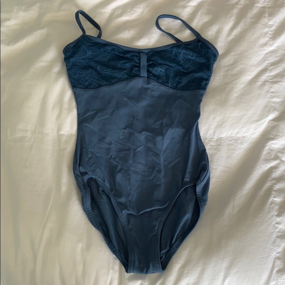 Slate blue Bloch leotard